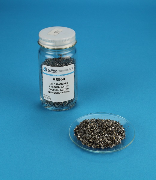 View SOLD OUT - Carbon, Sulfur and Nitrogen Steel Chip CRM (C= 0.121%, S= 0.0221%, N= 0.036%)