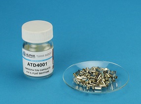 View Smooth Wall Tin Capsules (H=6mm, D=3mm)