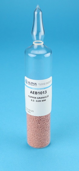 View Copper Granules Reduced 0.1 to 0.5mm