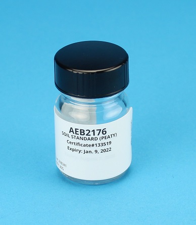 View Soil (Peaty) Standard (C= 15.95%, N= 1.29%, S= 0.43%)