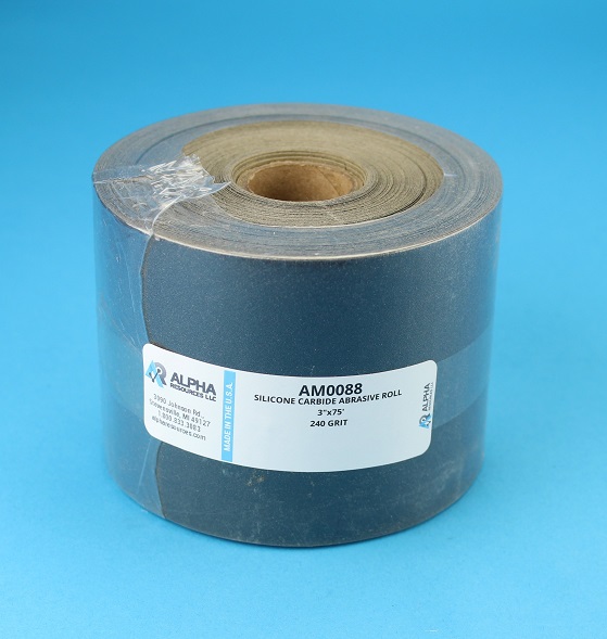 View Silicon Carbide Roll, 240 Grit