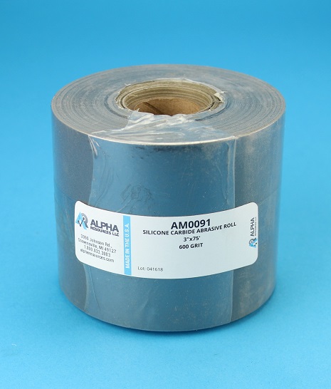View Silicon Carbide Roll, 600 Grit
