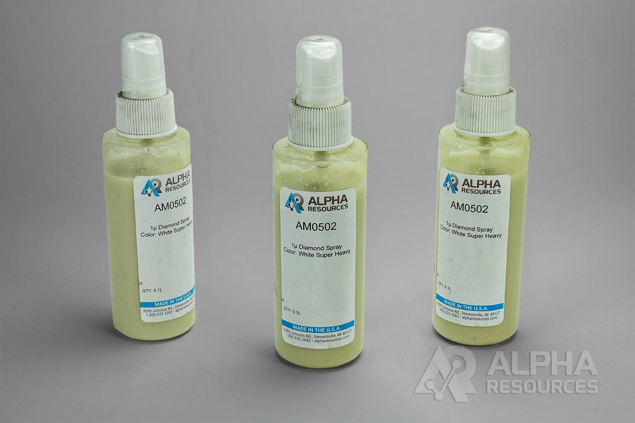 View Diamond Spray, 1.0 Micron, Super Heavy, White
