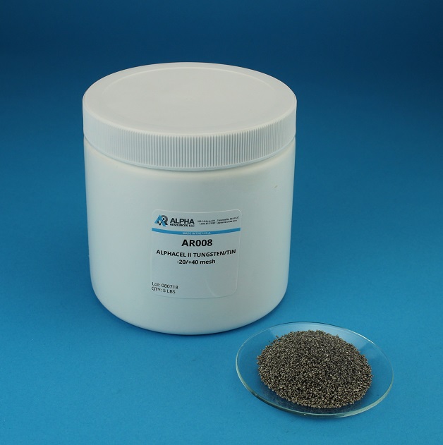 Alphacel® II, Tungsten/Tin Blend Accelerator, -20/+40 Mesh