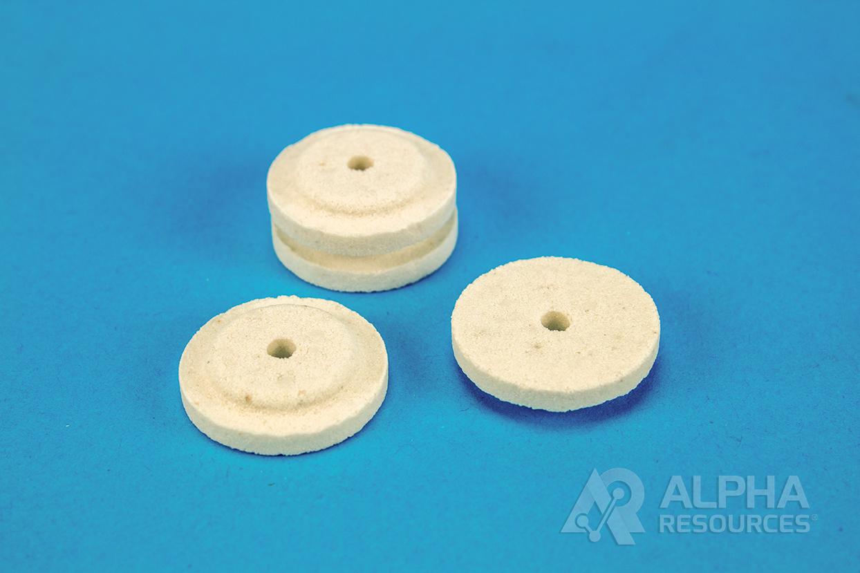 View Ceramic Crucible Cover, 4mm Hole