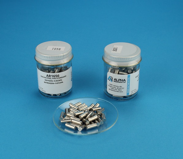 View Sold Out & Discontinued Oxygen and Nitrogen In Steel Pin CRM (O= 0.0226%; N= 0.0124%) -1g Pins