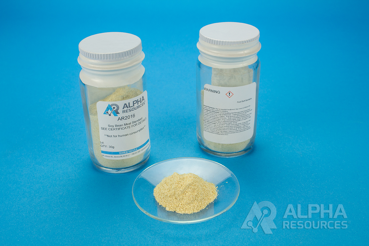 View Soy Bean Meal Organic Analytical Standard (C=44.46%, N=7.96%, S=0.36%)