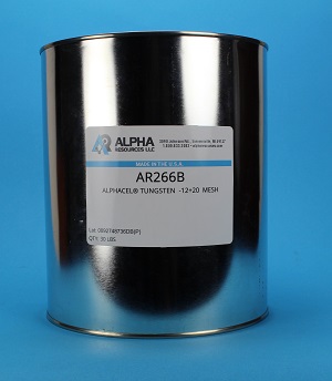View Alphacel® Tungsten, Bulk, -12+20 Mesh