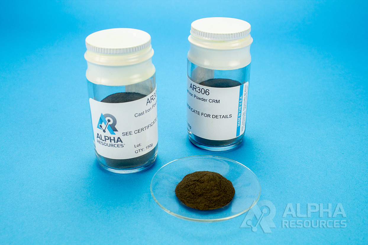 View Carbon and Sulfur in Nodular Iron CRM (C=3.48% S=0.0211%)