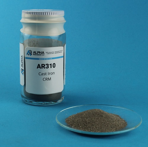 View SOLD OUT - Carbon and Sulfur in Cast Iron CRM (C= 3.41% S= 0.083%)