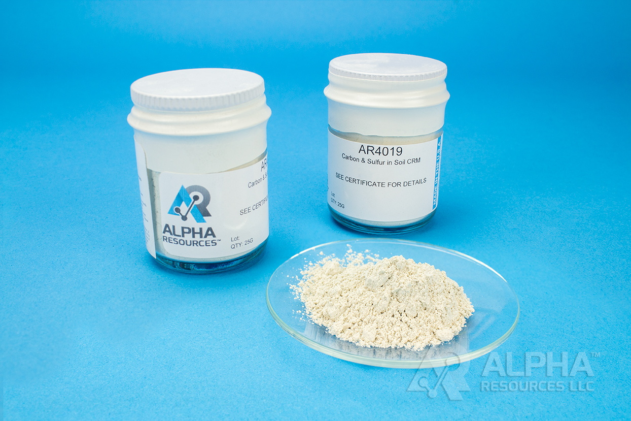 View Carbon and Sulfur in Soil CRM (C=0.13%, S= 0.13%)