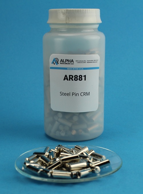 View Carbon and Sulfur CRM (C= 0 .015% S=0.0015%) 1g Steel Pin