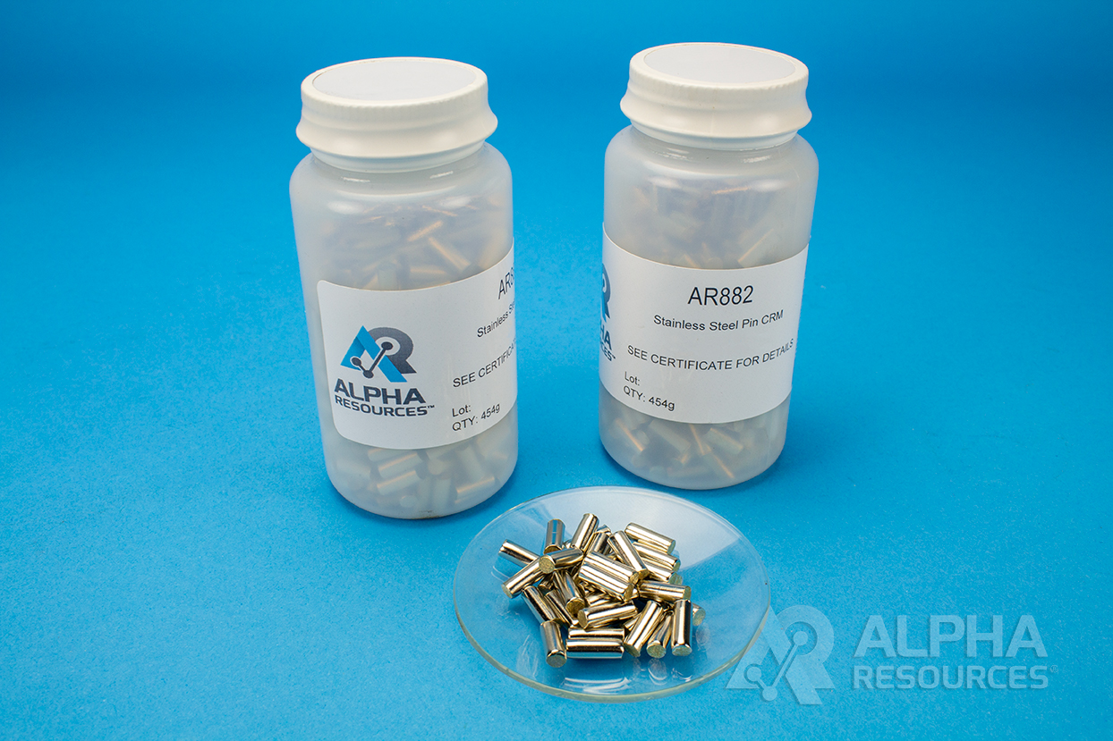 View Carbon and Sulfur CRM (C= 0.0585% S= 0.0191) - 1g Steel Pin