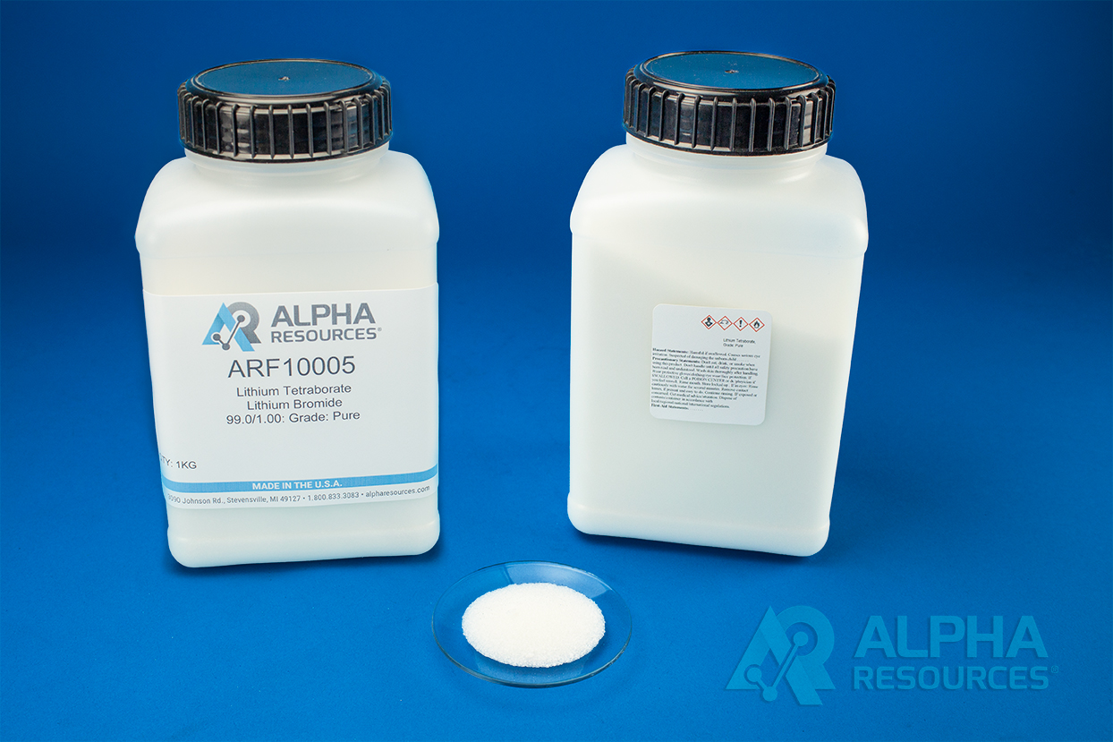 View Lithium Tetraborate/Lithium Bromide 99.0/1.00: High Density, Grade Pure