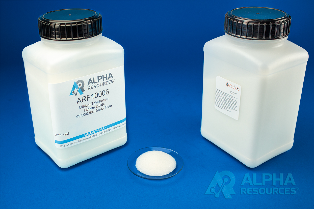 View Lithium Tetraborate/Lithium Iodide 99.50/0.50: High Density, Grade Pure