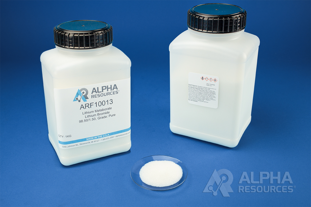 View Lithium Metaborate/Lithium Bromide 98.50/1.50: High Density, Grade Pure