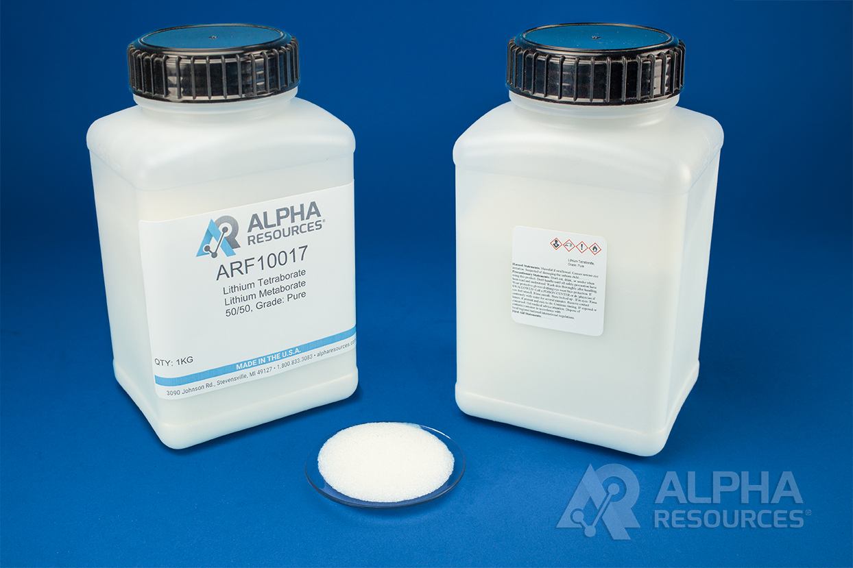 View Lithium Tetraborate/Lithium Metaborate 50/50: High Density, Grade Pure