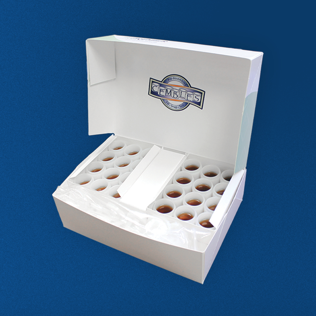 View CEMBLES® – Pre-Assembled XRF Sample Cups - Fill, Snap and Test
