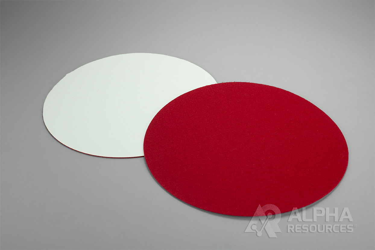 View Red Felt PSA Cloth, 8in