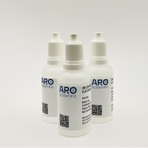 View 2M Lithium Chloride Electrolyte, Electrode Filling Solution, 3 x 30 mL Bottles, (HMA HMG) UN1170