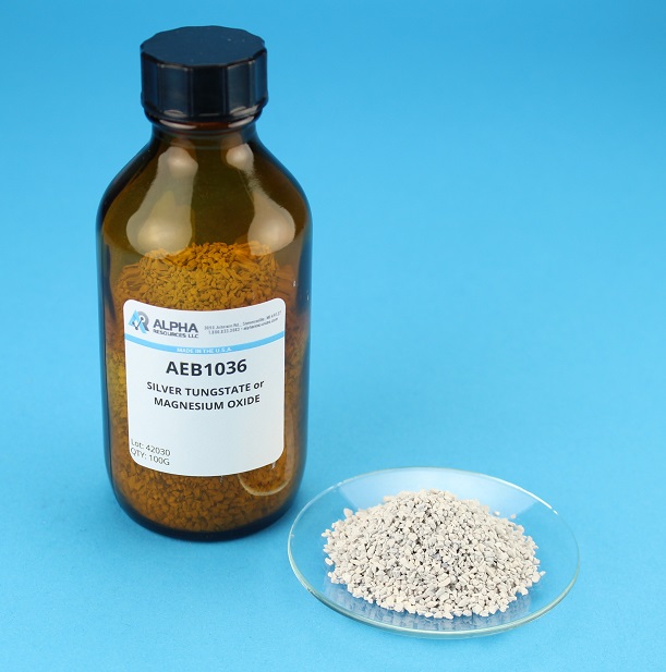 View Silver Tungstate on Magnesium Oxide Granular